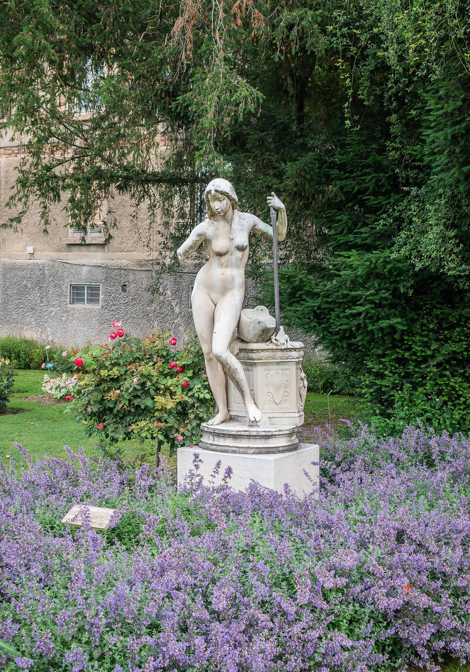 Parc de la Tete d'Or lake and gardens.