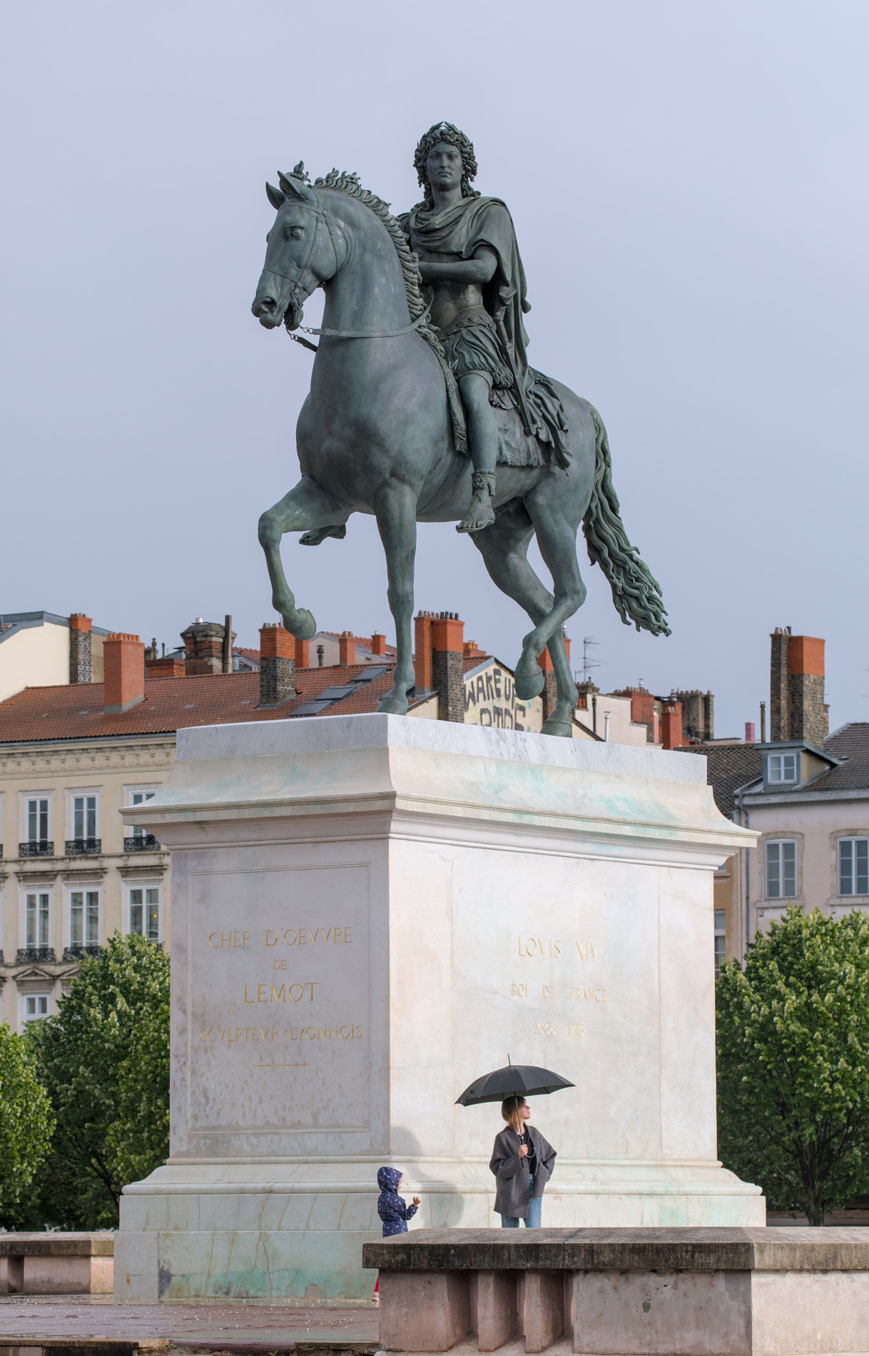 Place Bellecour square in Lyon.